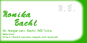 monika bachl business card